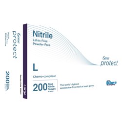 GLOVE NITRILE ISENSE PROTECT LGE 200/PKT (10)