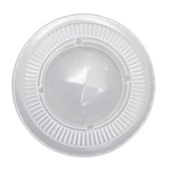 Plastic Cup Flat Holed Lid Suits 200/225/285ml