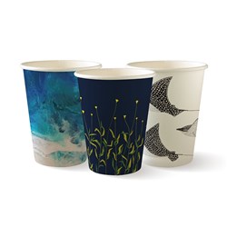 Biocup Paper Cups Art Series Single Wall 12oz 355ml