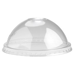 BioBowl PLA Dome Holed Lid Clear Suits 240ml BioPak