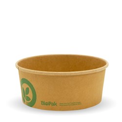 BioBowl Kraft Bowl Medium 750ml BioPak