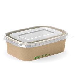 BioBoard Rectangular Takeaway Container 650ml BioPak