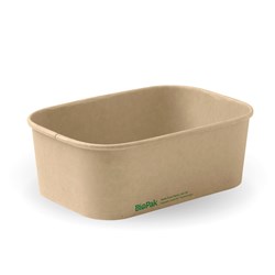 BioBoard Rectangular Takeaway Container 750ml BioPak