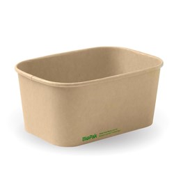 BioBoard Rectangular Takeaway Container 1000ml BioPak