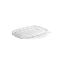 BioBoard Rectangular Takeaway Lid PET 500-1000ml BioPak