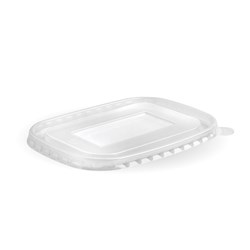 BioBoard Rectangular Takeaway Lid PP 500-1000ml BioPak