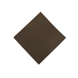 SOFT TOUCH DINNER NAPKIN CHOC AIRLAID 40X40CM 50/PKT (16)