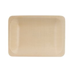 Biowood Wooden Rectangle Bowl 220x170mm