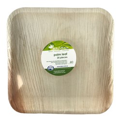 Palm Leaf Square Plate 250x250mm Alpen