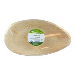 Palm Leaf Oval Plate