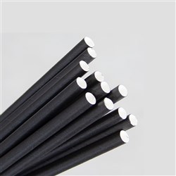 Cocktail Straw Paper Black 5mm