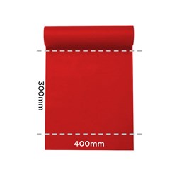 Lisah Paper Table Runner/ Placemat Red 400mmx24m