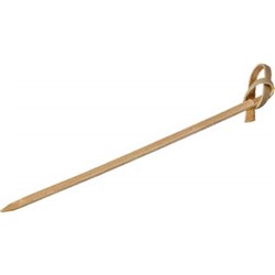 Bamboo Looped Skewer Natural 60mm