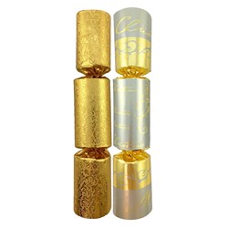 BON BONS 250MM FOIL EMBOSSED PAISLEY & GOLD 50/PKT