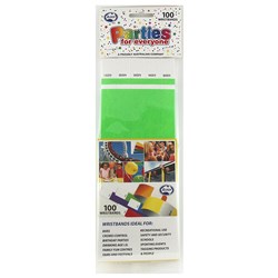 Tyvek Wristbands Lime