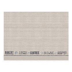 Bakery Paper Placemat Grey 300x400mm 