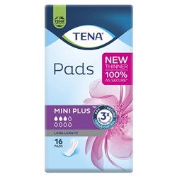 Tena Mini Plus Pads Long Length Tena