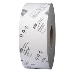 Universal Jumbo Toilet Rolls White 1ply 650m