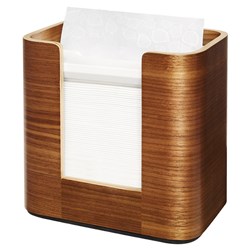 Xpressnap Wooden Napkin Dispenser Walnut Large 203x136x193mm