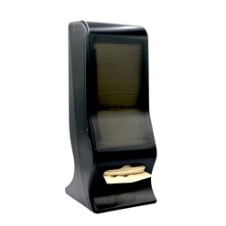 EziNap Plastic Napkin Dispenser with Tall Stand Black 529mm