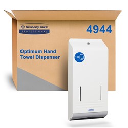 Metal Paper Hand Towel Dispenser White 258x85x536mm