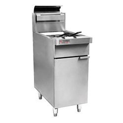 Trueheat Open Pot Deep Fryer Gas Silver 18L RCF4-NG