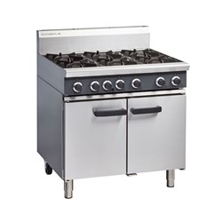 OVEN RANGE GAS 6 BURNER CR9D 900X800X1085MM