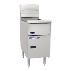 Pitco Solstice Supreme Deep Fryer Gas Silver 55L SSH55