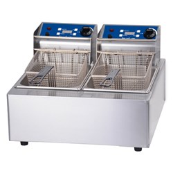 Birko Double Pan Deep Fryer 2x5l 1001002