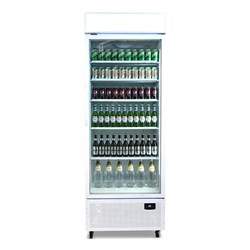 Bromic Single Glass Door Upright Fridge 659L White GM0690L