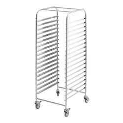 TROLLEY MOBILE RACK S/S 377X570X1650MM