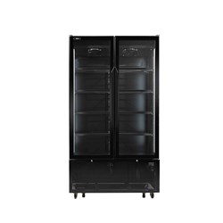 FRIDGE U/R 2DR GLASS 1088LT BV1300 W VS 1200X764X2200MM