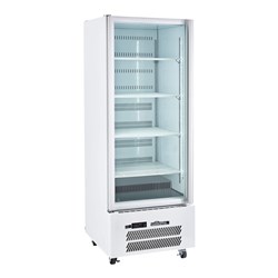 Williams Single Glass Door Fridge White HQS1GDCB