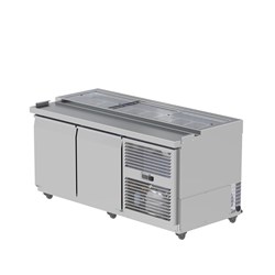 FRIDGE SANDWICH PREP 2DR SOLID AXR.SW.1740 1740X850X900MM