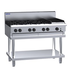 COOKTOP GAS 6 BURNER & GRIDDLE