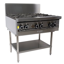 COOKTOP GAS 6 BURNER 900MM GF36-6T NG MODULAR