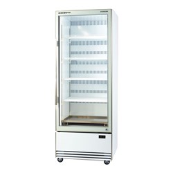 FRIDGE U/R 1DR GLASS 584LT BME600N-A WHT 740X795X2005MM