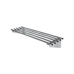 WALL SHELF PIPE S/S 600X300X255MM