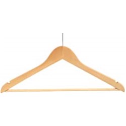 COAT HANGER PILFERPROOF MALE W/- GROOVED ROD 12MM WOOD(100)