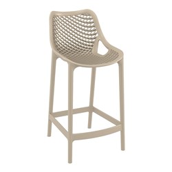 AIR BAR STOOL 65 TAUPE 650MM HIGH