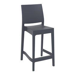 MAYA BAR STOOL 65 ANTHRACITE 650MM HIGH