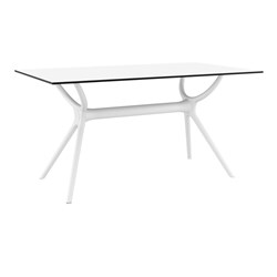 AIR TABLE 140 WHT TOP & BASE 1400X800X740MM