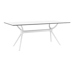 AIR TABLE 180 WHT TOP & BASE 1800X900X740MM