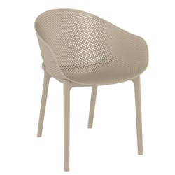 Sky Chair Taupe 450mm Siesta