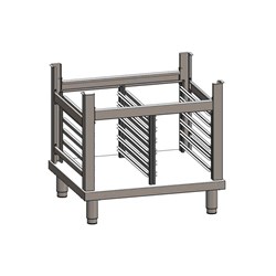 COMBI OVEN STAND 6 & 10 GN 1/1 OPEN BASE W/ TRAY SUPPPORT