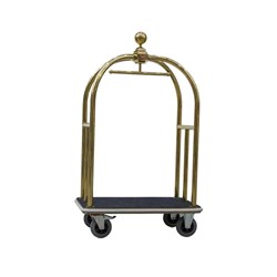 BELLBOY TROLLEY 4 STAR MEDIUM GOLD 1150X680X1930MM