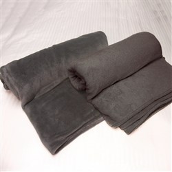 Fleece Blanket King Charcoal 2750mm