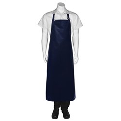 BIB APRON PVC LONG NAVY 1200X890MM