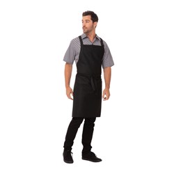 Crossover Bib Patch Pocket Apron