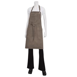 BIB APRON DORSET EARTH BROWN 860X760MM